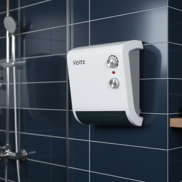 Отоплителна печка за баня Voltz OV51970J – 2000W, вентилатор, водоустойчива