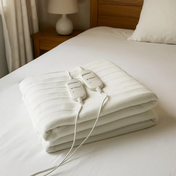 Електрическо двойно одеяло Rosberg RS8510AD, 2×60W, LED индикатор