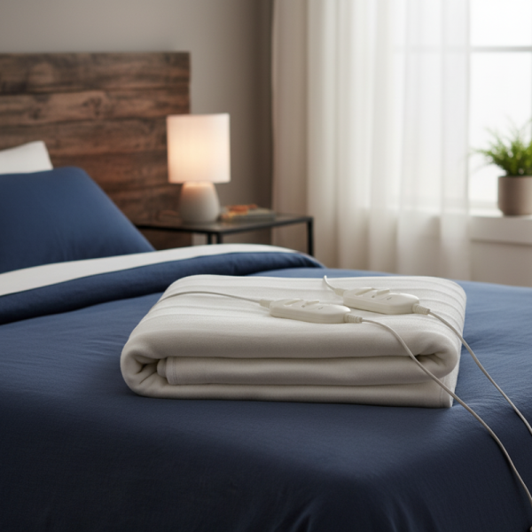 Електрическо двойно одеяло Rosberg RS8510AD, 2×60W, LED индикатор 2