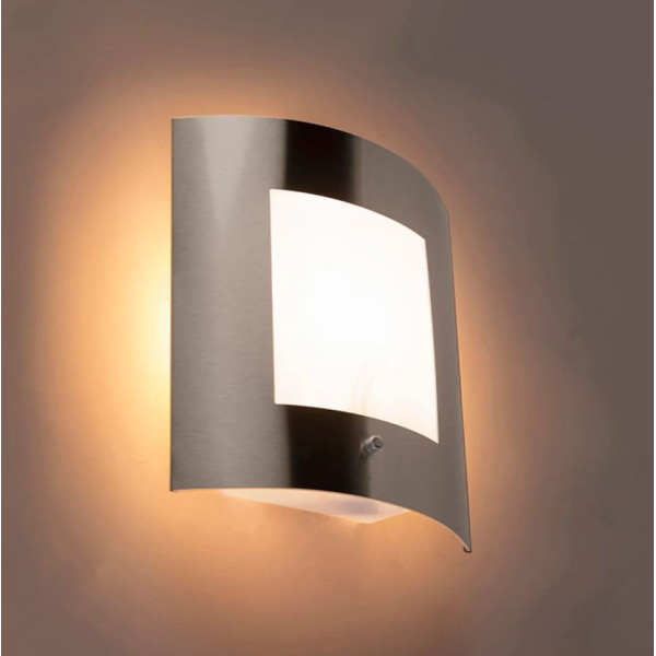 Външна градинска лампа аплик от неръждаема стомана – IP44