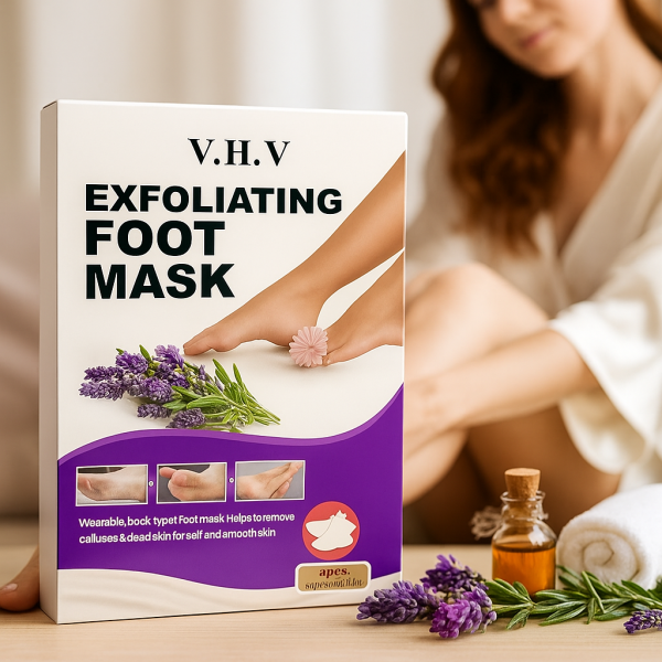 Ексфолираща маска за крака V.H.V – премахва грубата кожа и мазолите само за 1 процедура 1