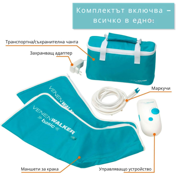 Апарат за венозно лечение и облекчение на тежестта в краката Venen Walker Basic 03123J0592