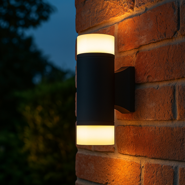 Стенна лампа LUNA LIGHTING – 10W, 280lm, уютна топла светлина за вход и фасада