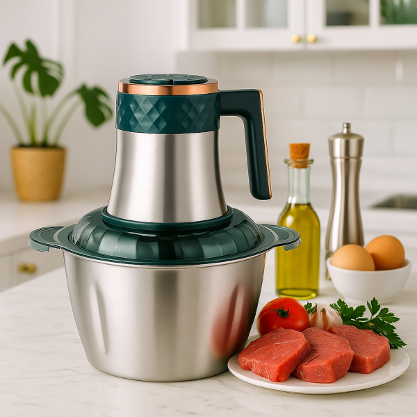Многофункционален кухненски чопър Kitchen Expert 3L SUS 304 – бързо мели, реже и пюрира без усилие