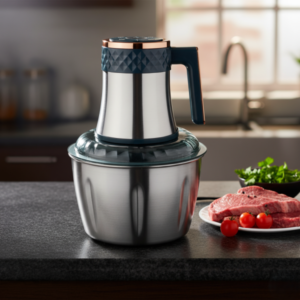 Многофункционален кухненски чопър Kitchen Expert 3L SUS 304 – бързо мели, реже и пюрира без усилие 2