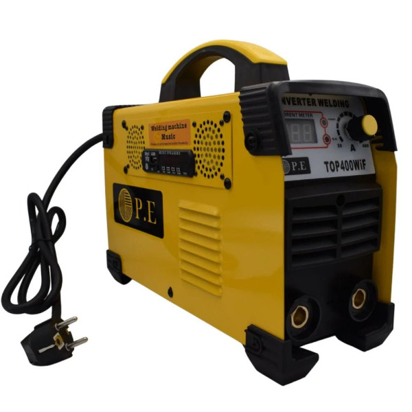 Инверторен електрожен P.E TOP400WiF (MMA-400) – 400A, с радио, Bluetooth и USB 4