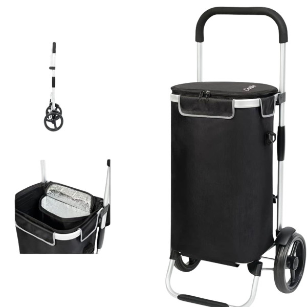 Пазарска чанта на колела с термоизолация 5