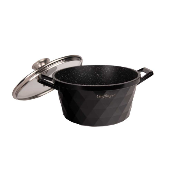 Висококачествен комплект 3бр касероли, Cheffinger – елегантност, здравина и удобство в кухнята 16