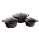 Висококачествен комплект 3бр касероли, Cheffinger – елегантност, здравина и удобство в кухнята 18