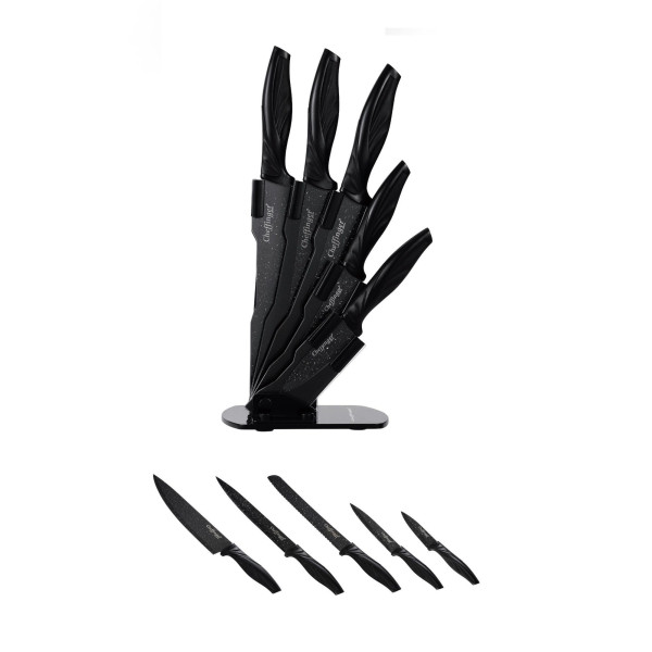 Комплект ножове със стойка Cheffinger CF-KS08 2