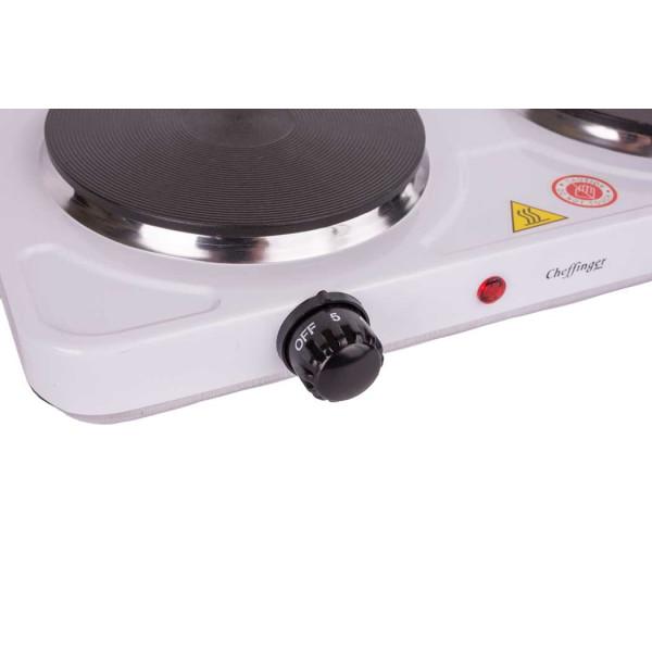 Електрически двоен котлон Cheffinger CF-EHD1000 2 — 4sales Електрически двоен котлон Cheffinger CF-EHD1000 2