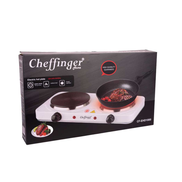 Електрически двоен котлон Cheffinger CF-EHD1000 4 — 4sales Електрически двоен котлон Cheffinger CF-EHD1000