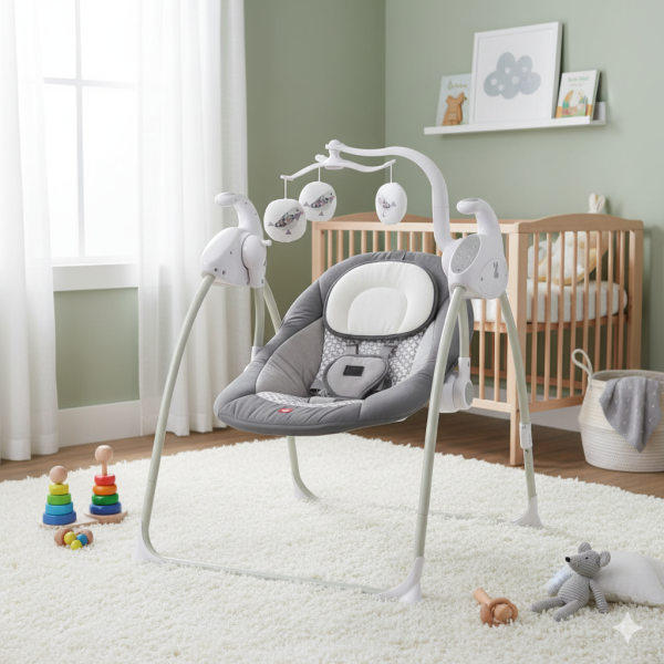 Електрическа люлка за бебе Zizito Hana 5