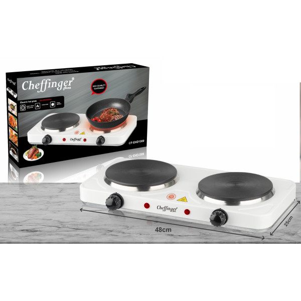 Електрически двоен котлон Cheffinger CF-EHD1000 7 — 4sales Електрически двоен котлон Cheffinger CF-EHD1000 7