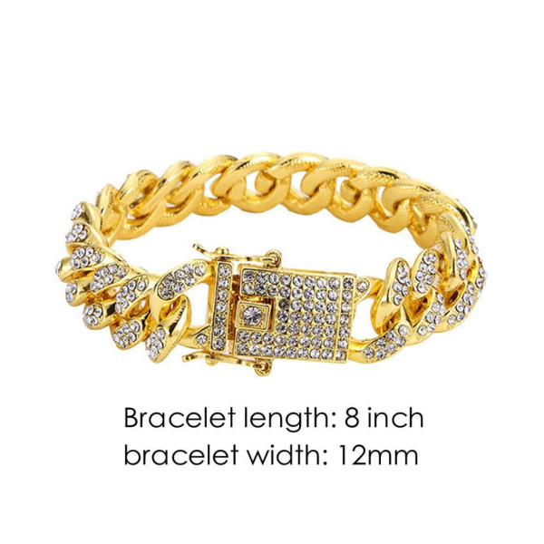 Луксозен комплект с кристали – часовник + гривна 10