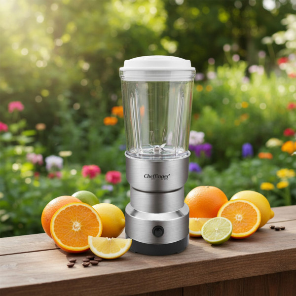 Cheffinger 2-в-1 блендер и мелничка – свежи смутита и ароматно кафе за секунди CGB300