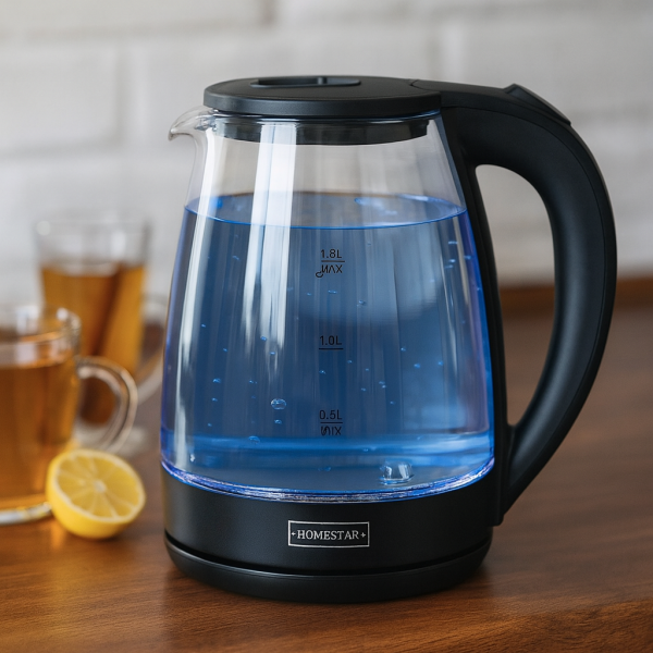 Електрическа кана Homestar с мощност 1500W и капацитет 1,8 литра