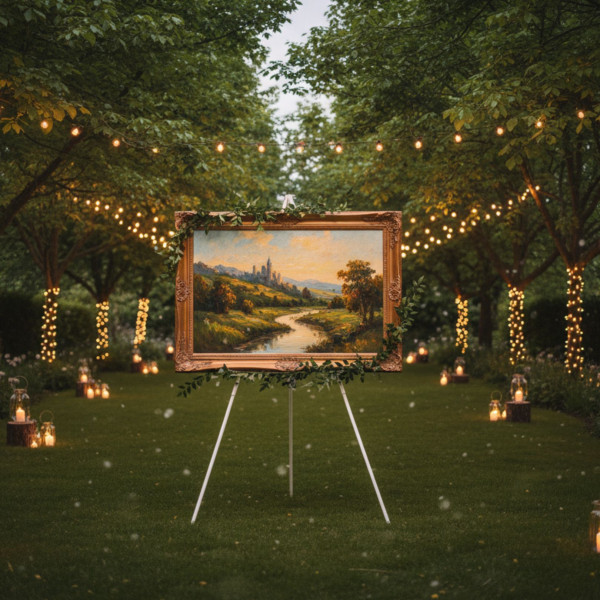 Дървен статив за картини 63″ , VISWIN