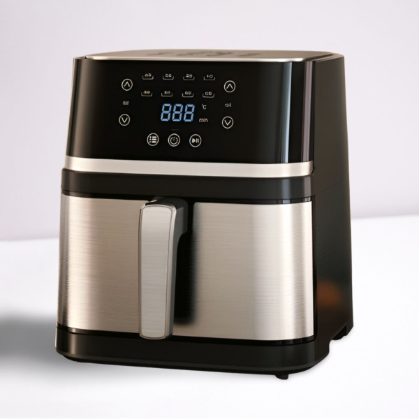 Фритюрник с горещ въздух Cheffinger 7 л, 1600 W, LED сензорен дисплей, здравословно готвене без мазнина 10