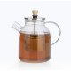 Стъклена кана за чай BEEM с вграден цедка-филтър – 1 литър, боросиликатно стъкло 5