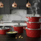 Висококачествен комплект 3бр касероли, Cheffinger – елегантност, здравина и удобство в кухнята 6