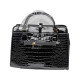 Луксозна лачена дамска чанта, имитираща крокодилски десен BAG43 3