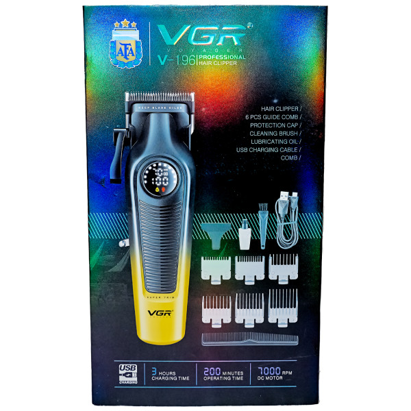 Професионална машинка за подстригване VGR V-196 – Прецизност, удобство и стил в едно устройство