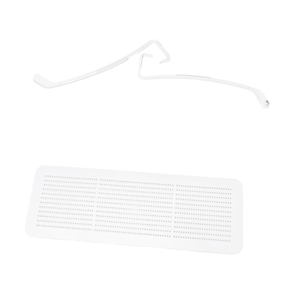 Регулируем дефлектор за климатик с елегантен дизайн, изработен от пластмаса с лесен монтаж без пробиване 76 см. 2