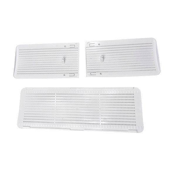 Регулируем дефлектор за климатик с елегантен дизайн, изработен от пластмаса с лесен монтаж без пробиване 76 см. 3