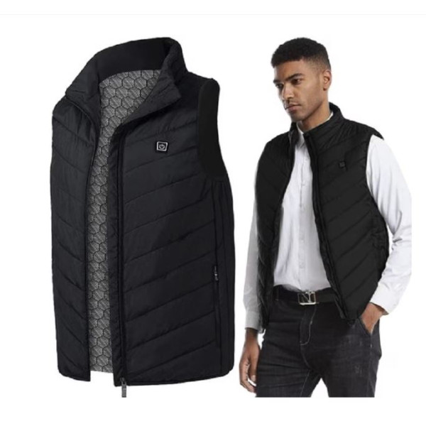 Електрическа жилетка с отопление HotVex USB Heated Vest – с 9 зони на отопление
