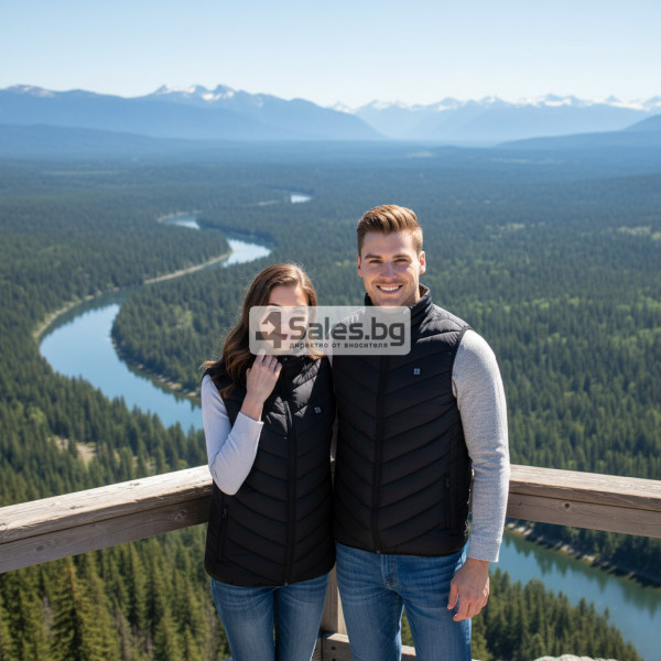 Електрически отопляем елек за зимния период с USB захранване - Unisex