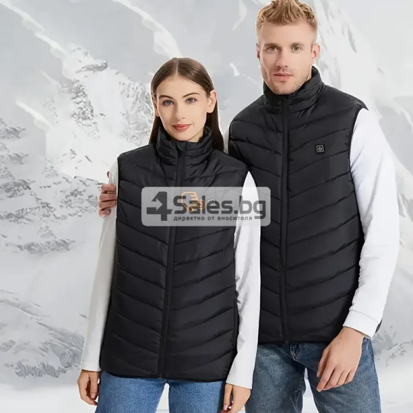 Електрически отопляем елек за зимния период с USB захранване - Unisex 5