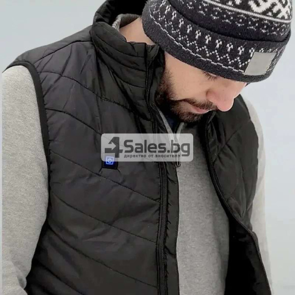 Електрически отопляем елек за зимния период с USB захранване - Unisex 8
