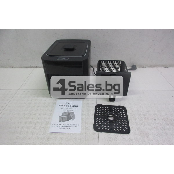 Air Fryer 32852A  Двоен 2×4.3L + top grill - 1500W (NEW) 6