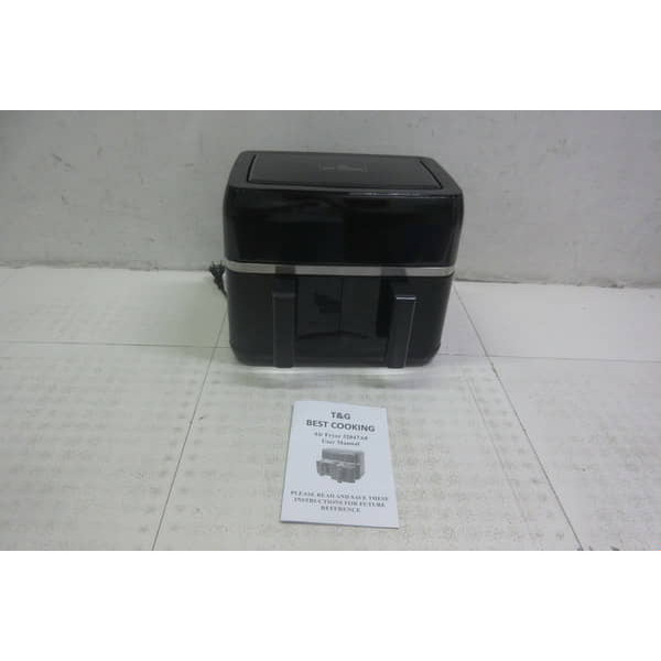 Двоен Air fryer T&G BEST COOKING 32847A0 - отделни LED дисплеи за всяка зона, 8 литра 12