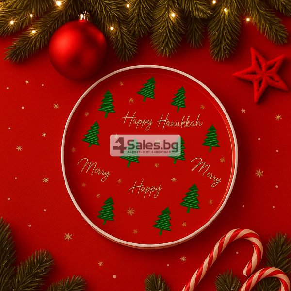 Практична Коледна табла с елхички