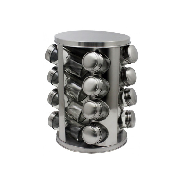 Комплект за подправки Voltz OV51217A16 4стр.,16бурк. ,Червен /неръж.стомана 6