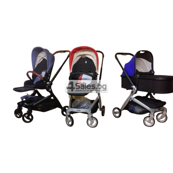 Бебешка количка 3 в 1, Zizito Harmony Lux