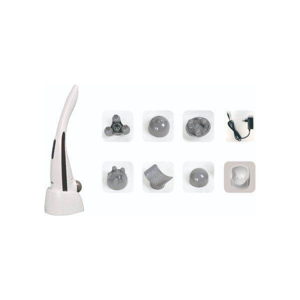 Ръчен масажор Oliver Voltz OV56520A – 12W, 4 режима, 5 нива на интензивност и 5 сменяеми глави 3