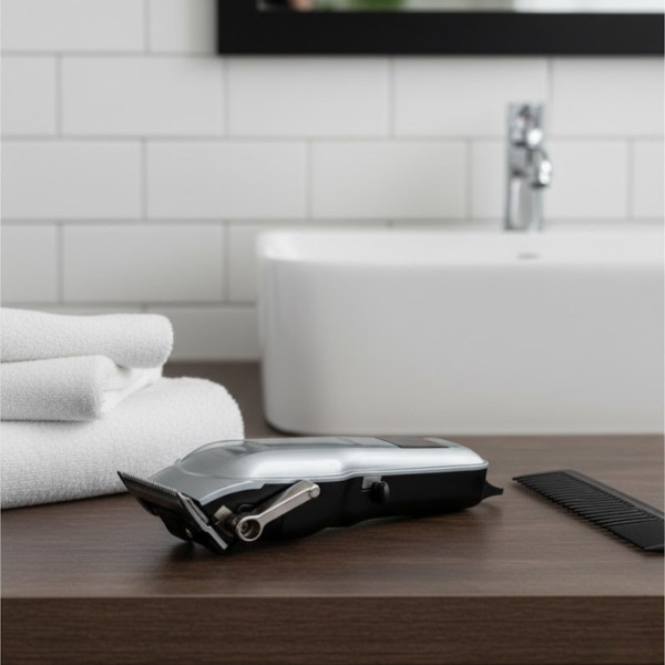 Безжична машинка за подстригване Rosberg R51810Q, 5W, DC 3.7V 1200mAh, USB зареждане 4