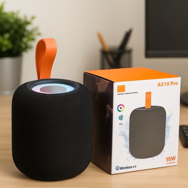 Преносима колонка A310 Pro, FM Bluetooth USB AUX Micro SD, Водоустойчива 1 — 4sales Преносима колонка A310 Pro, FM Bluetooth USB AUX Micro SD, Водоустойчива 1