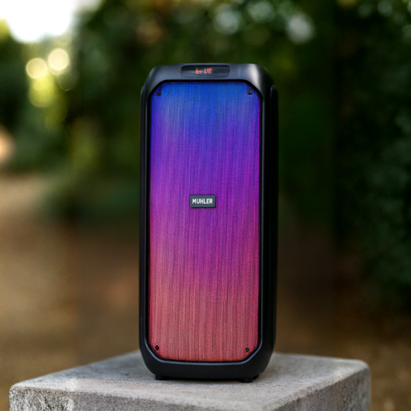 Активна тонколона Muhler MAX881R с два микрофона и дистанционно – мощен звук, без кабели и ограничения 1 — 4sales Активна тонколона Muhler MAX881R с два микрофона и дистанционно – мощен звук, без кабели и ограничения 1