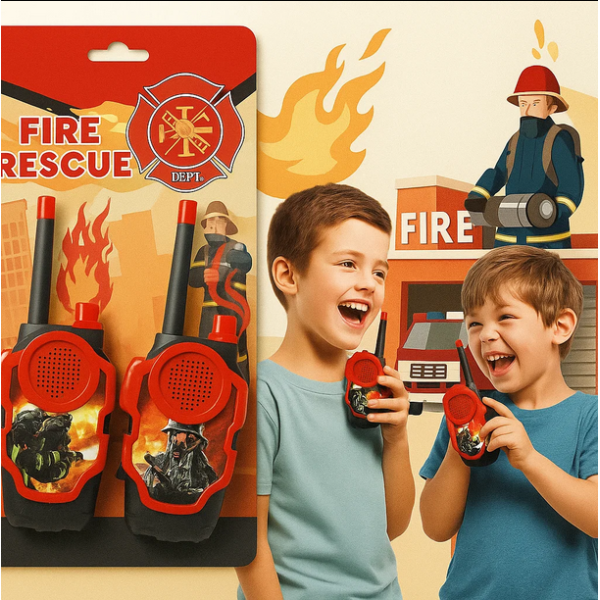 Детски уоки - токи комплект Fire Rescue 3