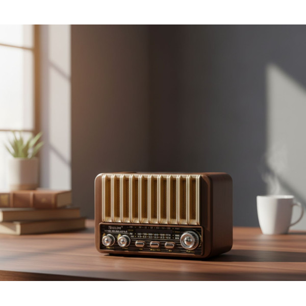 Преносимо ретро радио с кристално ясен звук и много функции FRADIO16