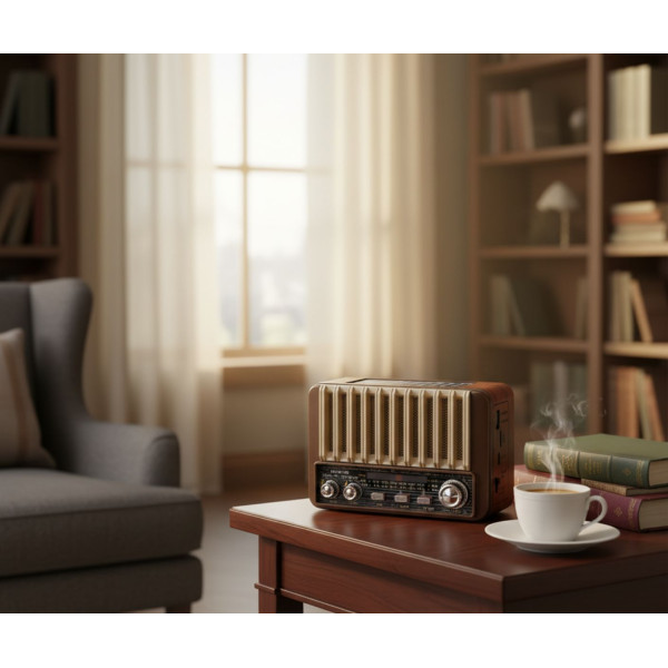 Преносимо ретро радио с кристално ясен звук и много функции FRADIO16 5