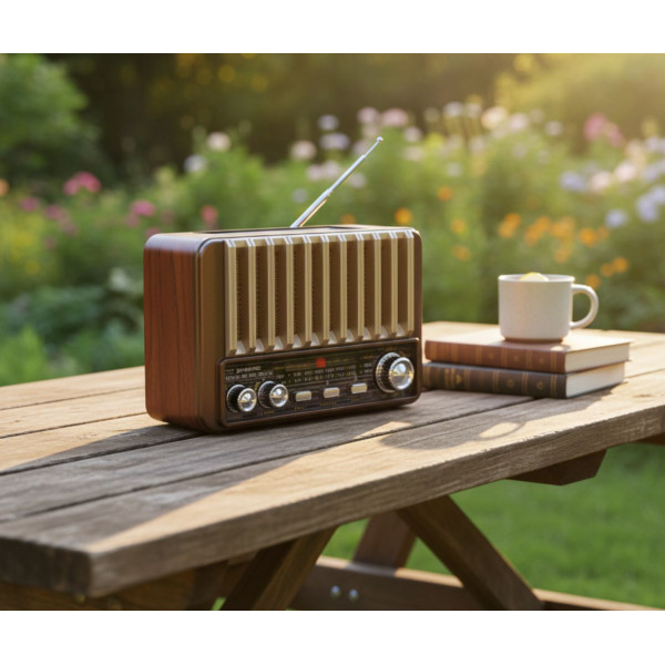 Преносимо ретро радио с кристално ясен звук и много функции FRADIO16