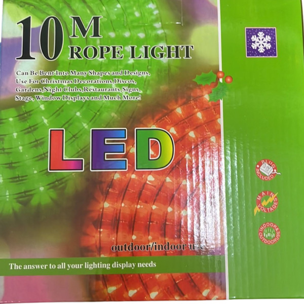 Светещ коледен маркуч, Многоцветен  TV273