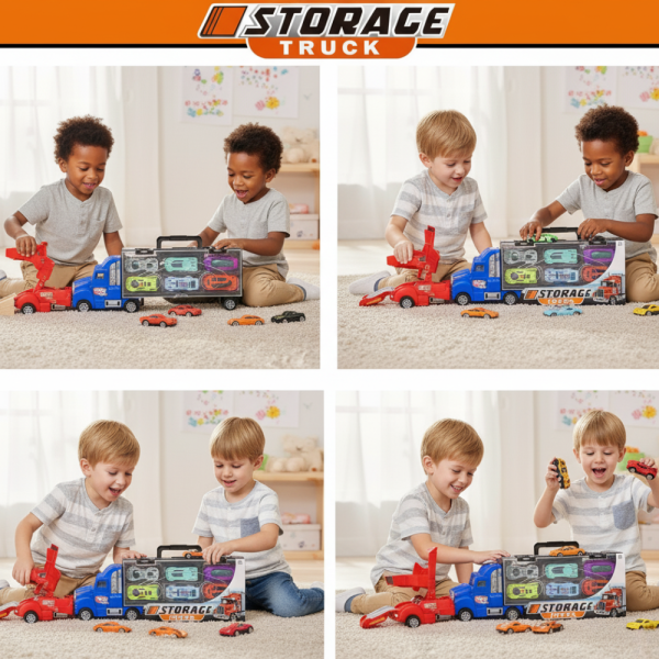 Камион за съхранение - автовоз с колички STORAGE TRUCK - 882355 2 — 4sales Камион за съхранение - автовоз с колички STORAGE TRUCK - 882355 2