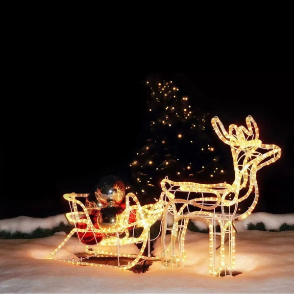 Светещ коледен маркуч, Многоцветен  TV273