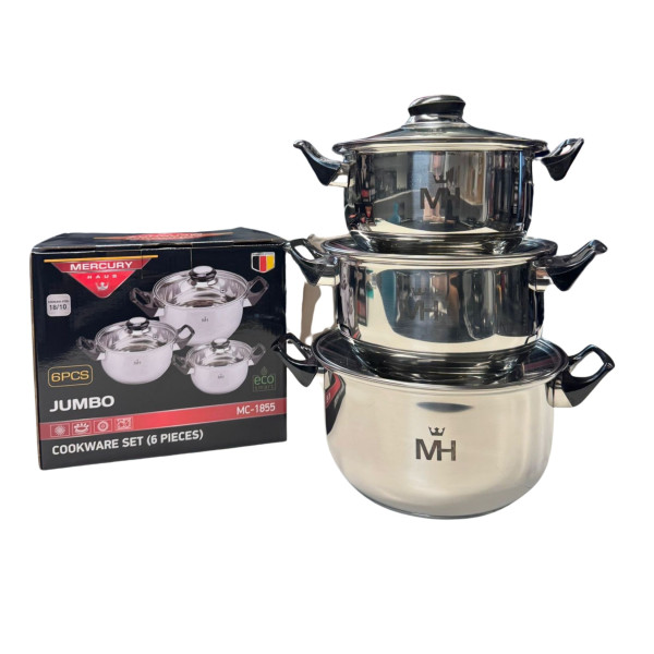 Комплект тенджери MC1855 – 6 части за подредена кухня и готвене без излишен хаос 8 — 4sales Комплект тенджери MC1855 – 6 части за подредена кухня и готвене без излишен хаос 8